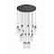 Z-Lite Beau Chandelier, 27-Light, 36 In.W x 12.75 In.H, Matte Black/Clear 740P-27R-MB - alternate 1